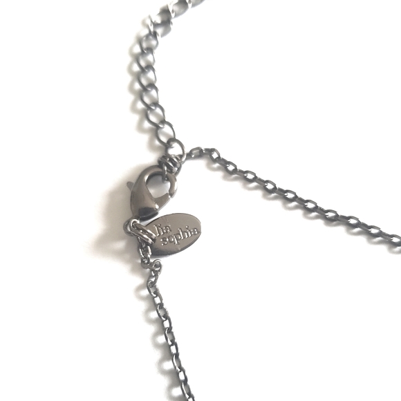 Lia Sophia Metallic Blue Necklace - Picture 4 of 6